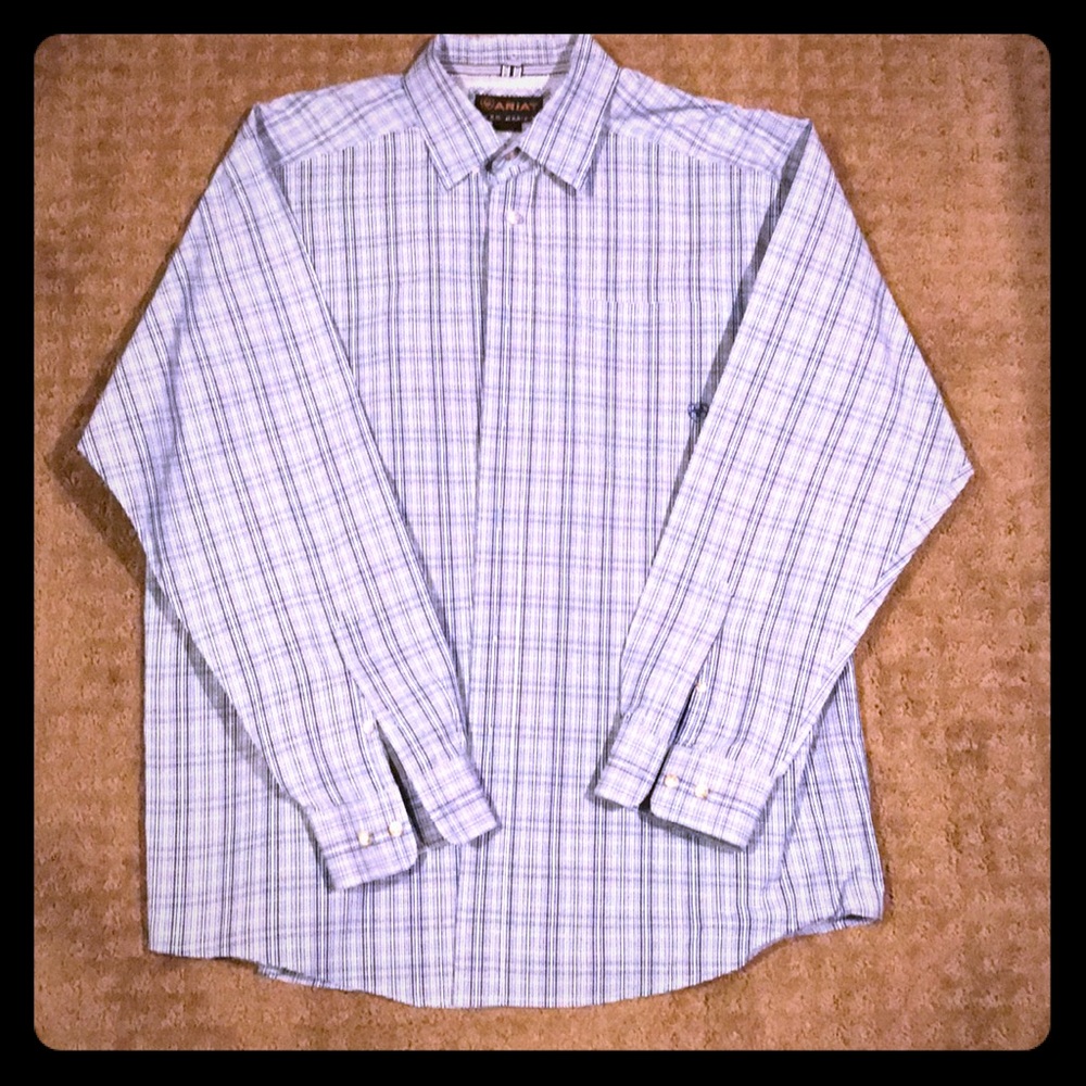 Men's long sleeve Ariat polo shirt